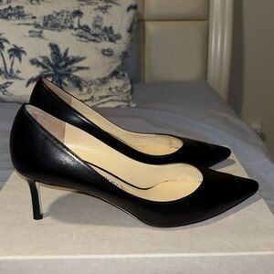 ✨Romy 60 Pumps in Black Kid Leather ✨